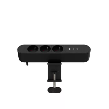 Πολύπριζο γραφείου MicroConnect MC-MDPS-FR3-30W — 3 πρίζες, 30W