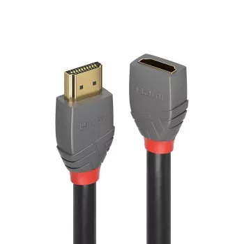 Καλώδιο επέκτασης HDMI Lindy 3m HDMI 2.0 επέκταση Anthra Line