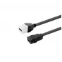 Υποδοχή θηλυκή HDMI Keystone module VivoLink PROKEYHDMIFF0.2W — λευκό, module τοποθέτησης σε πάνελ