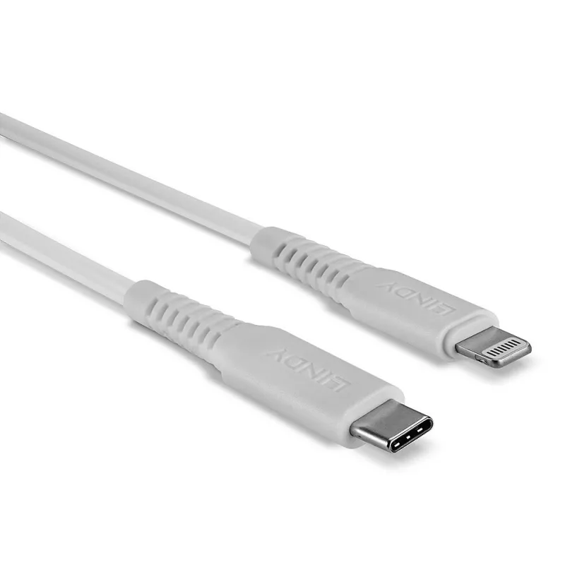 Lindy 3m καλώδιο USB Type-C σε Lightning Λευκό