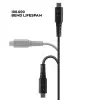 Lindy 3m ενισχυμένο καλώδιο USB Type-C σε Lightning