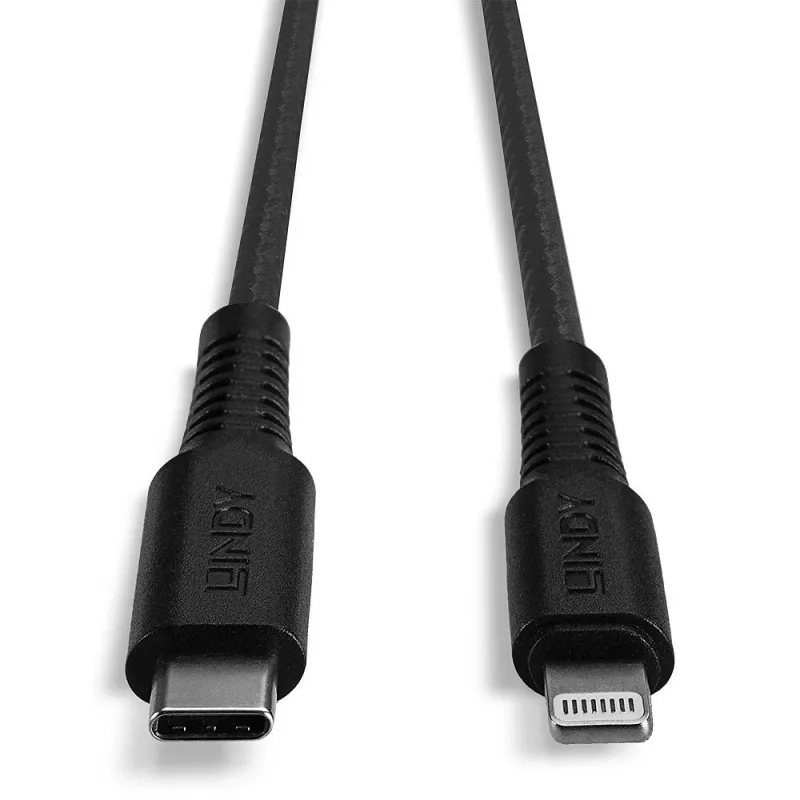Lindy 3m ενισχυμένο καλώδιο USB Type-C σε Lightning