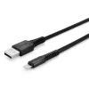 Lindy 0,5 m καλώδιο USB σε Lightning, Μαύρο
