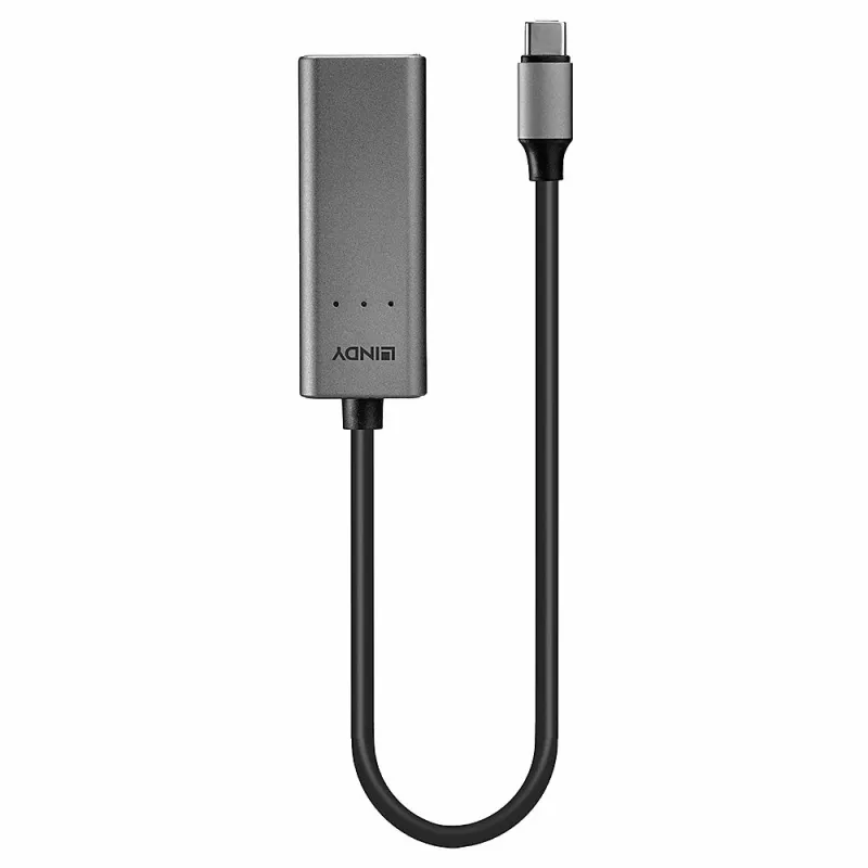 Προσαρμογέας Ethernet Lindy USB 3.2 Type-C 2.5G 43314