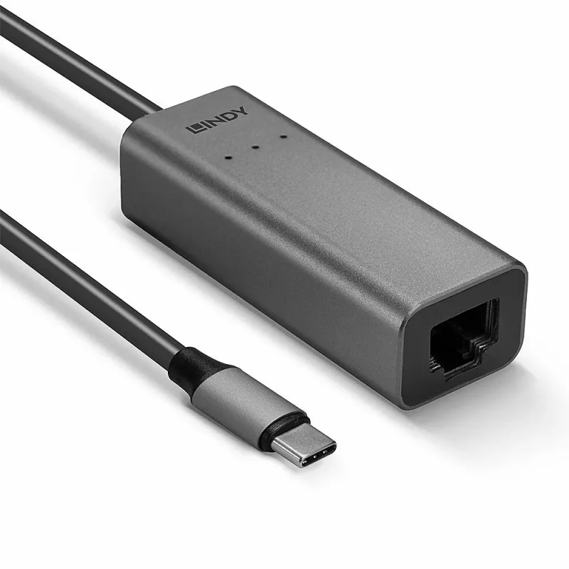 Προσαρμογέας Ethernet Lindy USB 3.2 Type-C 2.5G 43314