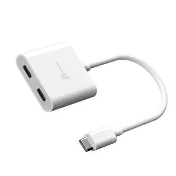 Προσαρμογέας USB-C σε Dual-USB-C j5create JCA164-N 3840x2160 240Hz