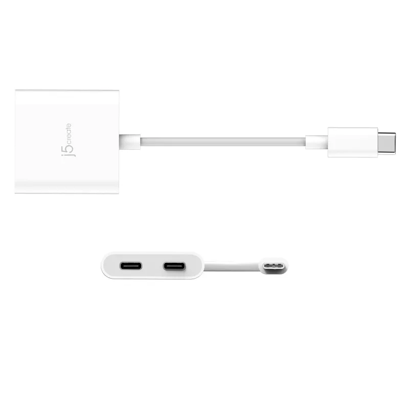Προσαρμογέας USB-C σε Dual-USB-C j5create JCA164-N 3840x2160 240Hz
