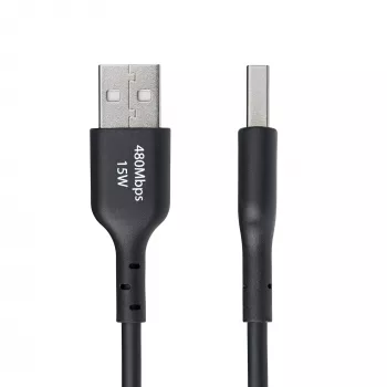 StarTech.com 30cm καλώδιο φόρτισης USB-A σε USB-C, φόρτιση & συγχρονισμός, 3A, USB 2.0, περίβλημα TPE – Μαύρο καλώδιο φόρτισης USB