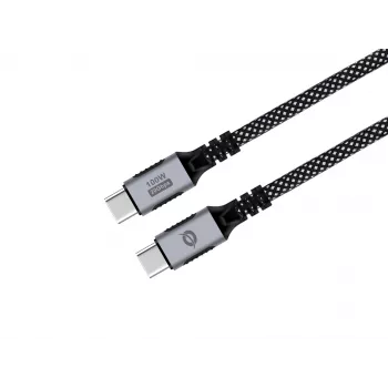 Καλώδιο USB-C σε USB-C CONCEPTRONIC ETTA07B20 — USB 3.2 Gen 2x2, 2 m, 20 Gbps, PD 3.0 100W (20V 5A), 4K@60Hz, E-mark