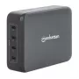 Φορτιστής Manhattan Τέσσερις υποδοχές USB-C PD 140W ανά υποδοχή 240W συνολικά