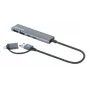 Dock/Hub USB-C & USB-A Combo Manhattan 4 Θύρες 5 Gbps Αλουμίνιο