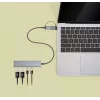 Dock/Hub USB-C & USB-A Combo Manhattan 4 Θύρες 5 Gbps Αλουμίνιο