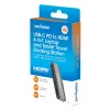 Manhattan 190404 φορητός σταθμός σύνδεσης 4 σε 1 USB-C PD σε HDMI, USB 3.2 Gen 2, 10 Gbit/s, 4K, 100 W PD, γκρι
