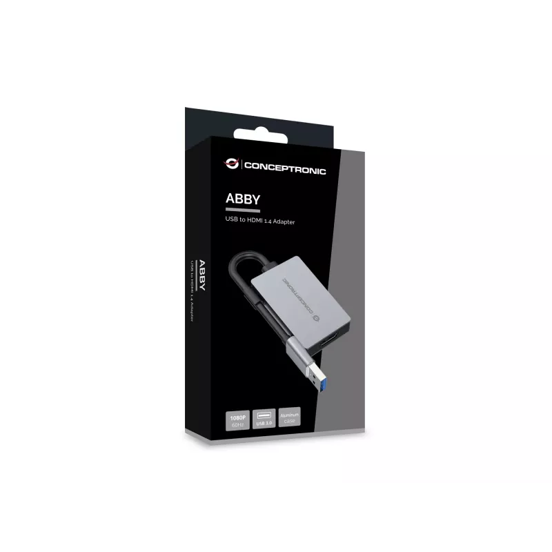 Conceptronic ABBY22G Προσαρμογέας USB σε HDMI 1.4, 1080P 60 Hz