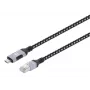 Καλώδιο Manhattan USB-C σε Gigabit δικτύου Ethernet RJ45 2m μαύρο/ασημί
