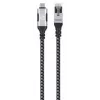 Καλώδιο Manhattan USB-C σε Gigabit δικτύου Ethernet RJ45 2m μαύρο/ασημί