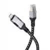 Καλώδιο Manhattan USB-C σε Gigabit δικτύου Ethernet RJ45 2m μαύρο/ασημί