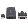 Μετατροπέας VGA και USB-A σε HDMI Manhattan 152426