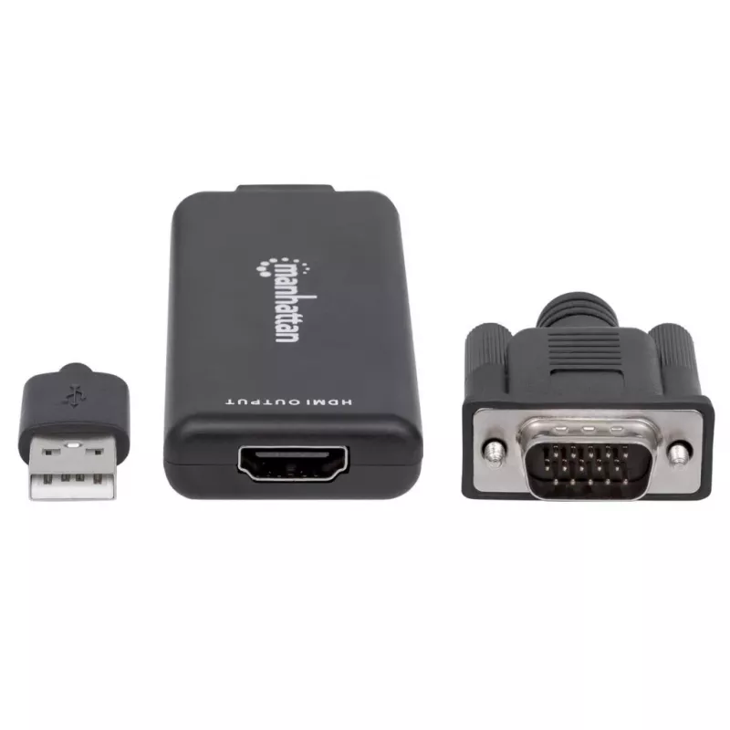 Μετατροπέας VGA και USB-A σε HDMI Manhattan 152426
