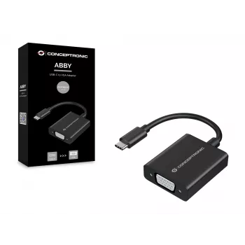 Προσαρμογέας USB-C σε VGA Conceptronic ABBY05B