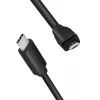 LogiLink CU0196 Καλώδιο USB USB 2.0 0,5 m USB-C Micro-USB B μαύρο