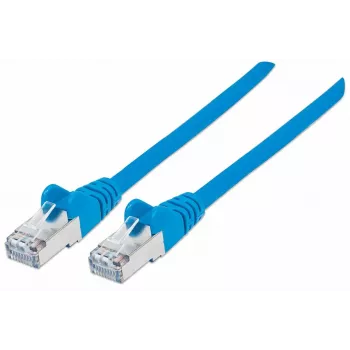 Καλώδιο δικτύου patch Intellinet, καλώδιο Cat7/βύσματα Cat6A, 2m, μπλε, χαλκός, S/FTP, LSOH/LSZH, PVC, RJ45, επιχρυσωμένες επαφές, προστασία γλωττίδας, προστασία από τσάκισμα, εφ' όρου ζωής εγγύηση