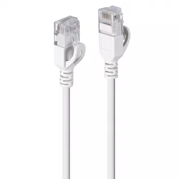 Lindy 3m Cat.6A U/UTP Ultra λεπτό καλώδιο δικτύου, γκρι, 3 m, Cat6a, U/UTP (UTP), RJ-45, RJ-45, γκρι