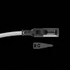 Lindy 1m Cat.6A S/FTP Locking καλώδιο δικτύου, γκρι