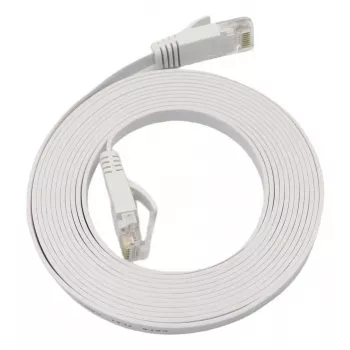 Καλώδιο δικτύου Microconnect V-UTP6A05W-FLAT-LSZH λευκό 5 m Cat6a U/UTP (UTP)