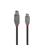 Καλώδιο Lindy 0,5 m USB 3.2 Type-C σε B 5 Gbit/s μαύρο