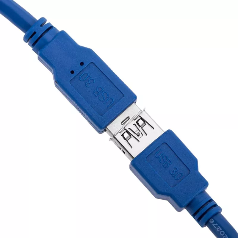 Καλώδιο επέκτασης Techly USB 3.0, βύσμα A / υποδοχή A, 1m, μπλε ICOC U3-AA-10-EX