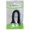 Καλώδιο Techly USB 2.0 A βύσμα / Mini B βύσμα 90 ° 1,8 m μαύρο ICOC MUSB-AA-018ANG