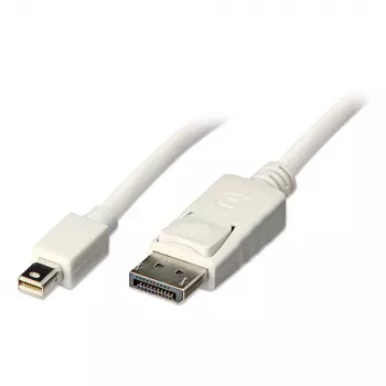 Καλώδιο Lindy 2m Mini DisplayPort σε DisplayPort, λευκό