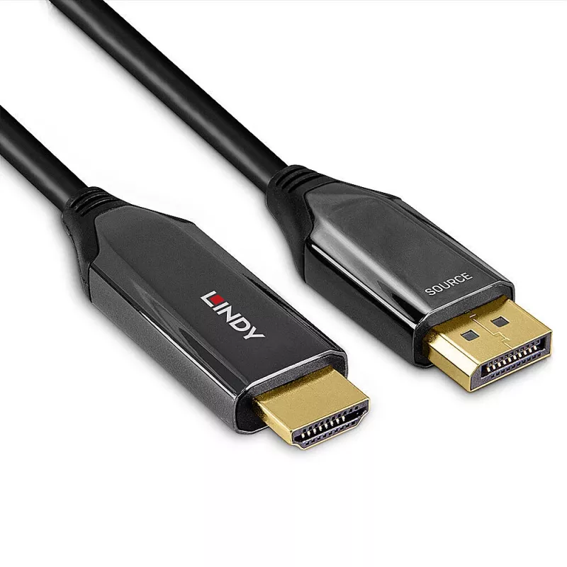 Lindy 1m ενεργό καλώδιο DisplayPort 1.4 σε HDMI 8K60