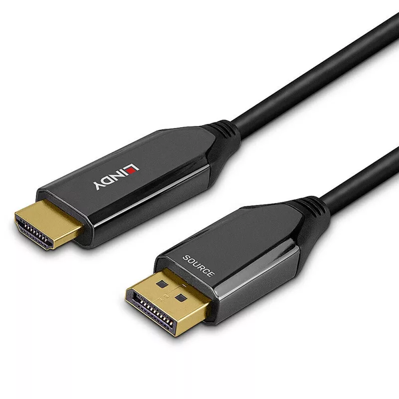 Lindy 1m ενεργό καλώδιο DisplayPort 1.4 σε HDMI 8K60