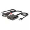 Μετατροπέας VGA και ήχου σε HDMI Lindy 38284