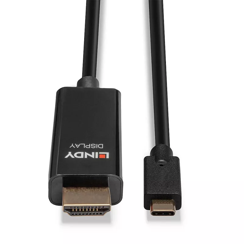 Lindy 5m καλώδιο προσαρμογέα USB Type C σε HDMI 4K60 με HDR