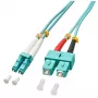 Lindy 10m OM3 LC - SC Duplex καλώδιο InfiniBand/οπτικών ινών τυρκουάζ