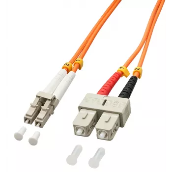 Lindy 1.0m OM2 LC - SC Duplex καλώδιο InfiniBand/οπτικών ινών 1 m πορτοκαλί