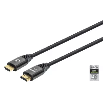 Καλώδιο HDMI Manhattan 8K 60Hz 3m Βύσμα αρσενικό σε Βύσμα αρσενικό Μαύρο