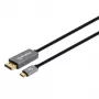 Καλώδιο USB-C σε DisplayPort Manhattan CDP2DP146B 8K 2m