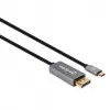 Καλώδιο USB-C σε DisplayPort Manhattan CDP2DP146B 8K 2m