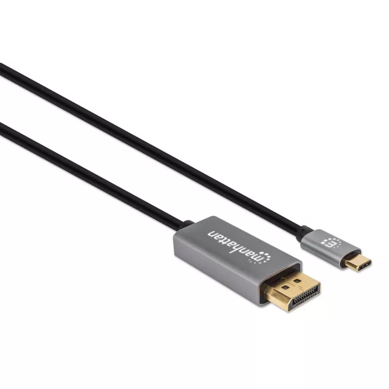 Καλώδιο USB-C σε DisplayPort Manhattan CDP2DP146B 8K 2m