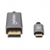 Καλώδιο USB-C σε DisplayPort Manhattan CDP2DP146B 8K 2m