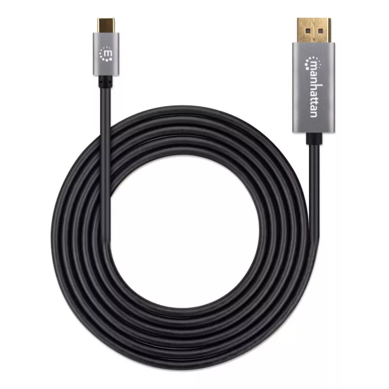 Καλώδιο USB-C σε DisplayPort Manhattan CDP2DP146B 8K 2m