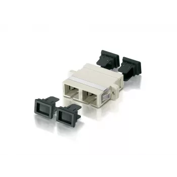 Αντάπτορας οπτικής ίνας Equip SC OM4, SC, Μπεζ, Multi-mode, 25,5 mm, 27,8 mm, 9,35 mm