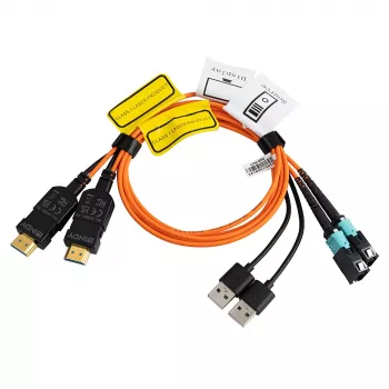 Lindy 38360 Καλώδιο InfiniBand/Οπτικής ίνας 100 m MPO Πολύχρωμο