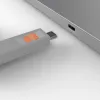 Σετ αποκλεισμού θυρών USB-C Lindy, 4 τεμ., πορτοκαλί