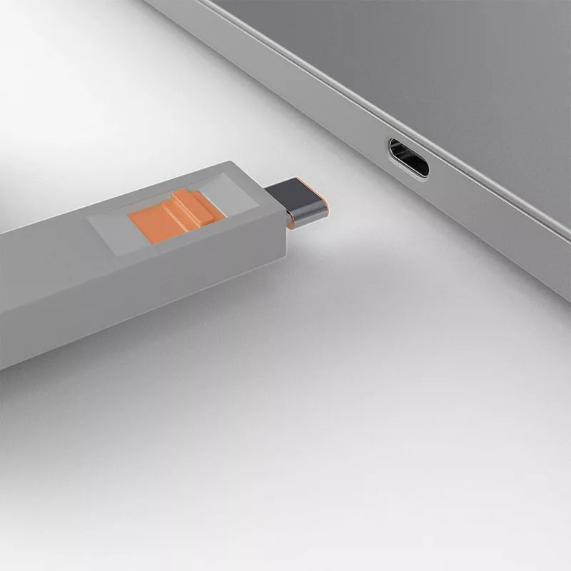 Σετ αποκλεισμού θυρών USB-C Lindy, 4 τεμ., πορτοκαλί
