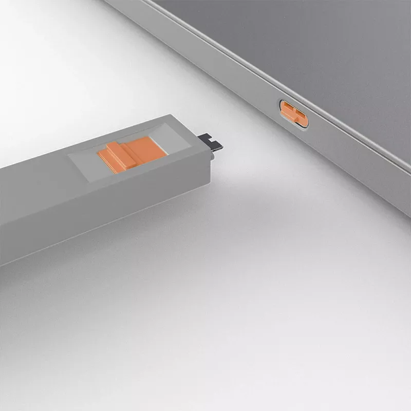 Σετ αποκλεισμού θυρών USB-C Lindy, 4 τεμ., πορτοκαλί